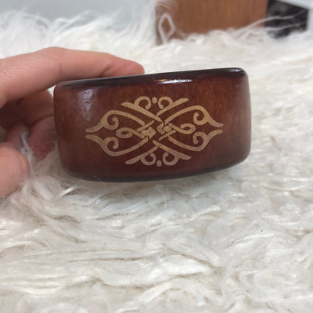 Wooden Bangle Bracelet